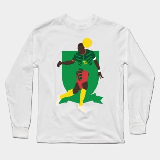 Vincent Aboubakar, Cameroon vs Brazil Collage Long Sleeve T-Shirt